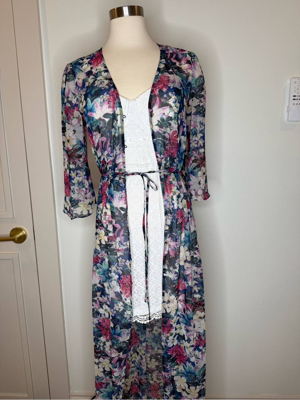 Floral Sheer duster